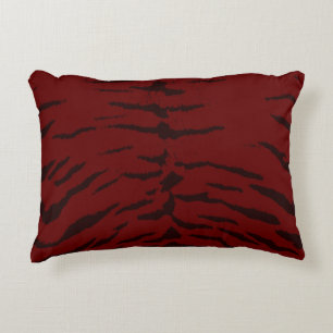 Red Tiger Digital Print Decorative Cushion