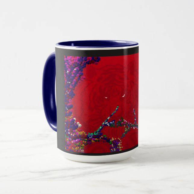Red Tiger in Elysium Mug (Front Left)