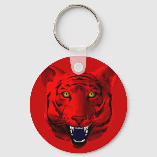 Red Tiger Key Ring (Front)