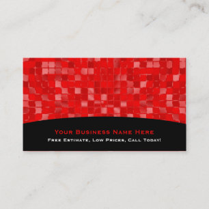 Red Tile Business Card