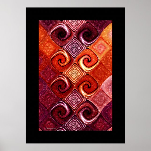 red tiles poster (Front)