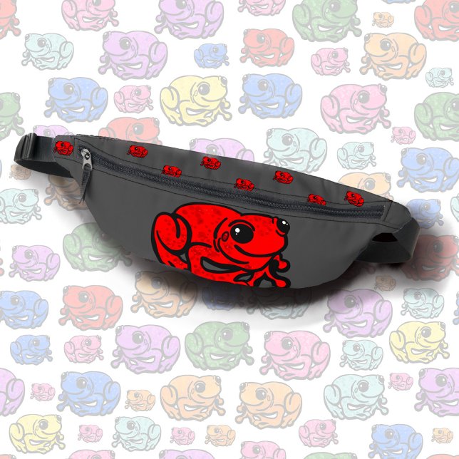 Red Toad Print Cut Sew Bag (Creator Uploaded)