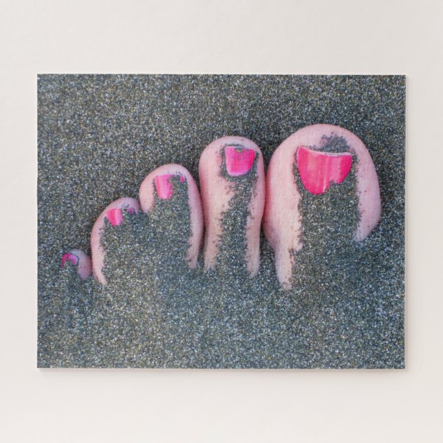 RED TOES 16x20 INCH Jigsaw Puzzle (Horizontal)