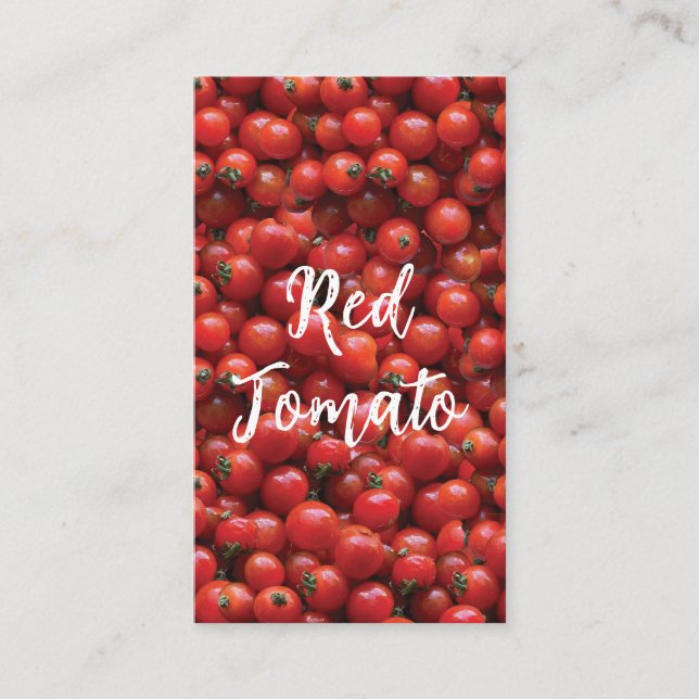 Red Tomato Business Card (Front)