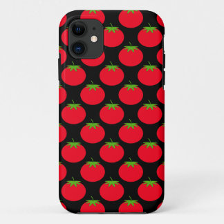 Red Tomato Pattern. iPhone 11 Case