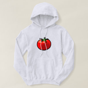 Red Tomato Whimsical Custom Art Hoodie
