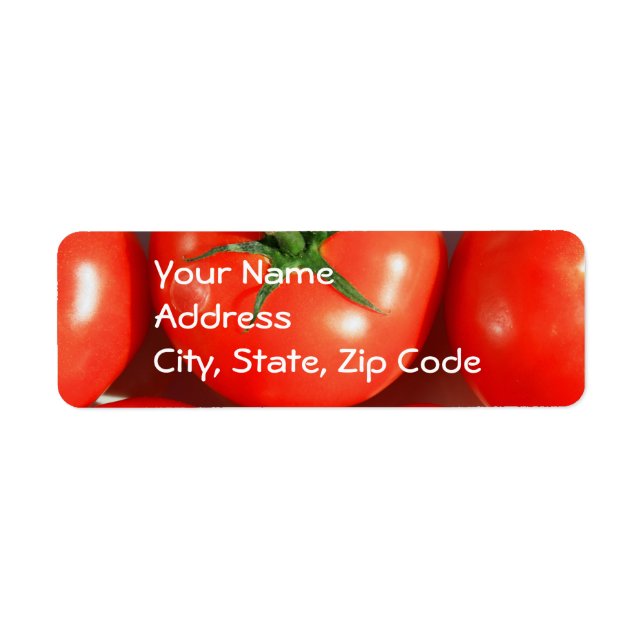 Red Tomatos Address labels (Front)