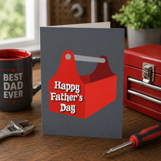 Red Toolbox Happy Father's Day Card (Creator Uploaded)