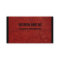 Red Tooled Leather Look Business Card
