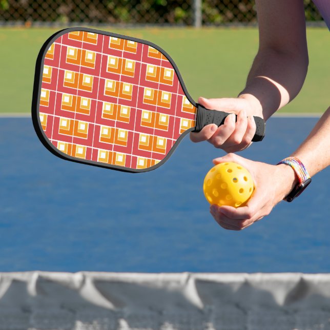 Red Topsy Turvy  Pickleball Paddle (Insitu)