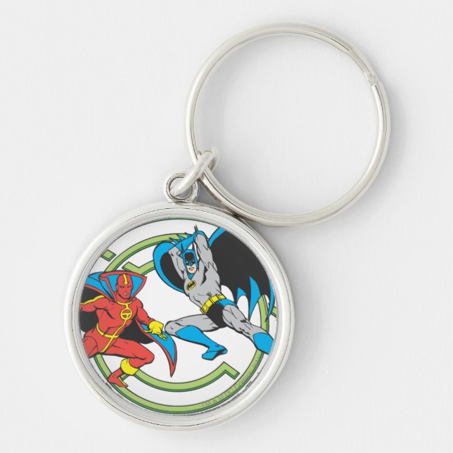 Red Tornado + Batman Key Ring (Front)
