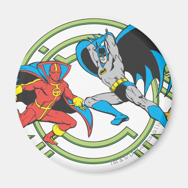 Red Tornado + Batman Magnet (Front)