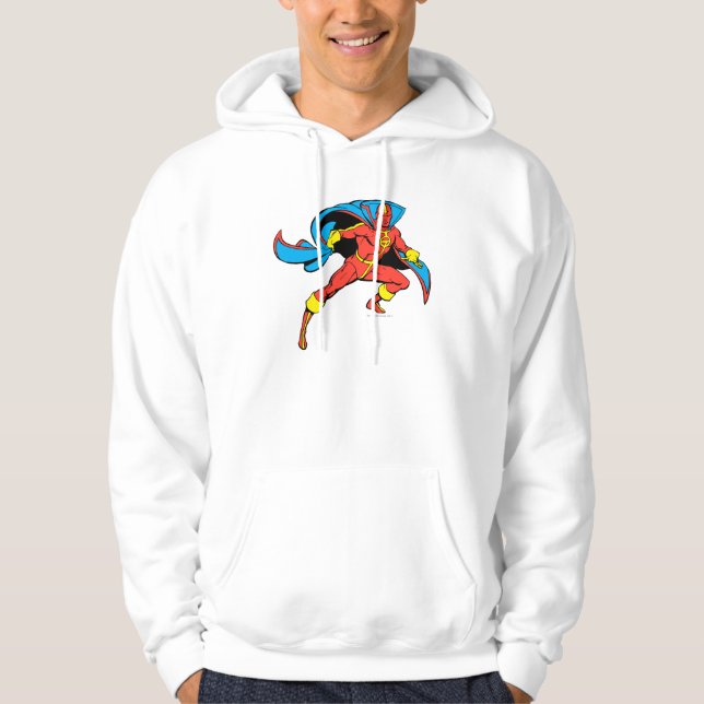 Red Tornado Cape Pose Hoodie (Front)