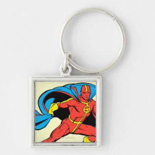 Red Tornado Cape Pose Key Ring