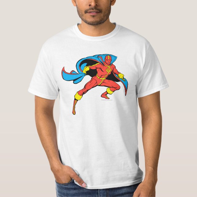 Red Tornado Cape Pose T-Shirt (Front)