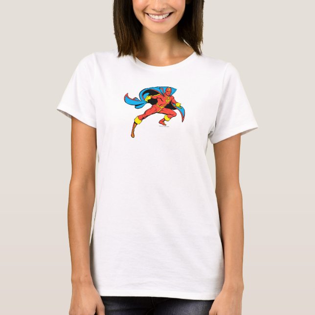 Red Tornado Cape Pose T-Shirt (Front)