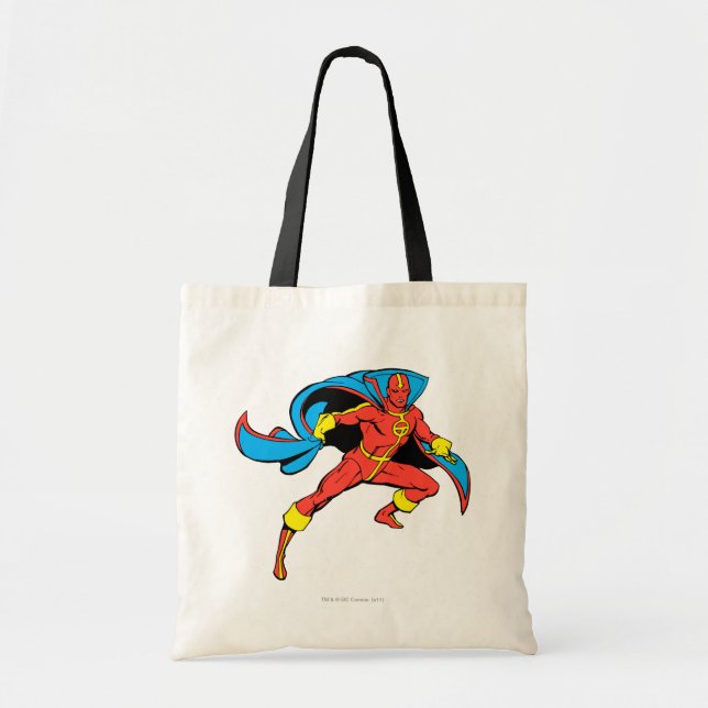 Red Tornado Cape Pose Tote Bag (Front)
