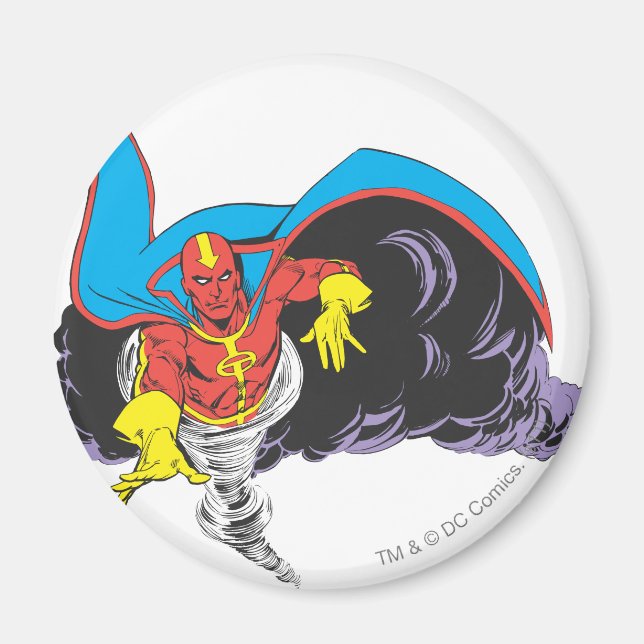 Red Tornado Emerges Magnet (Front)