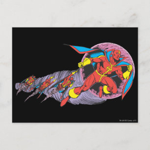 Red Tornado In Wind Motion Postcard