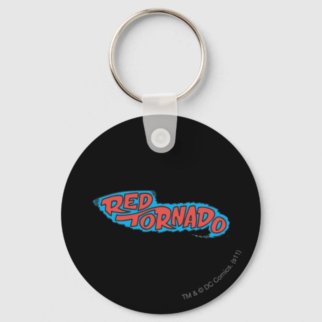 Red Tornado Logo Key Ring (Front)
