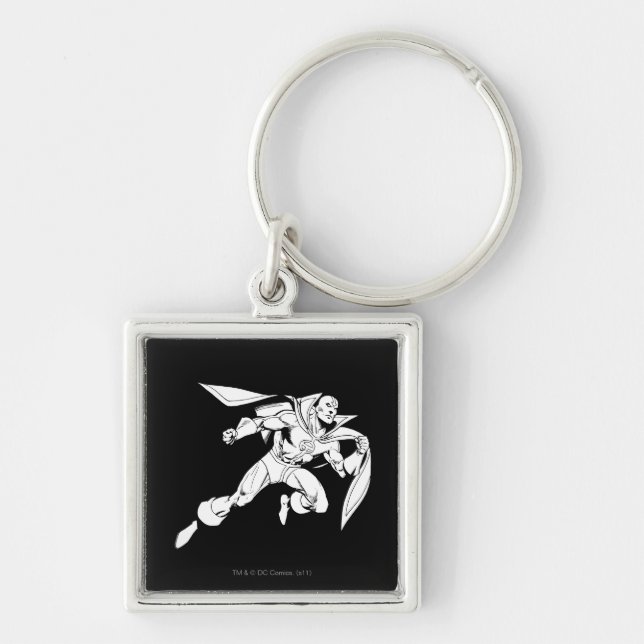 Red Tornado Outline Key Ring (Front)