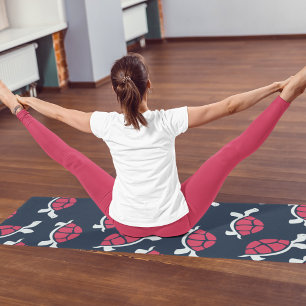Red Tortoise Yoga Mat