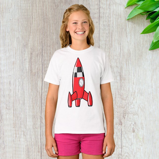 Red Toy Rocket T-Shirt (Creator Uploaded)