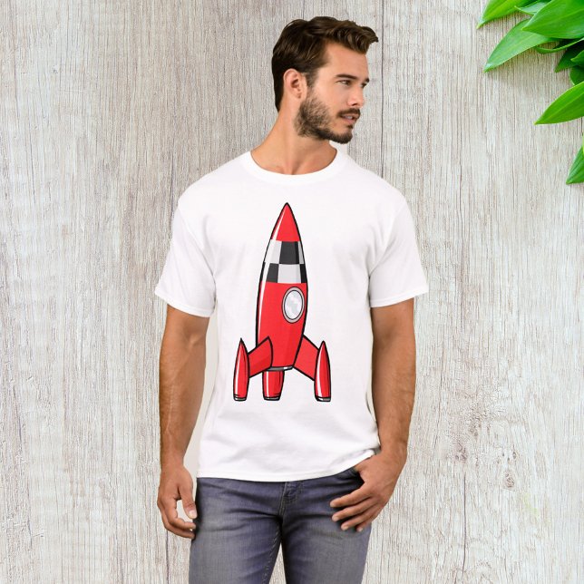 Red Toy Rocket T-Shirt (Creator Uploaded)