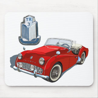 Red TR3 Mouse Pad