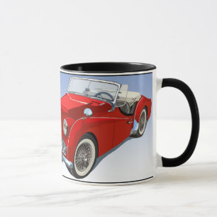 Red TR3 Mug