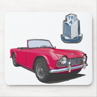 Red TR4 Mouse Pad