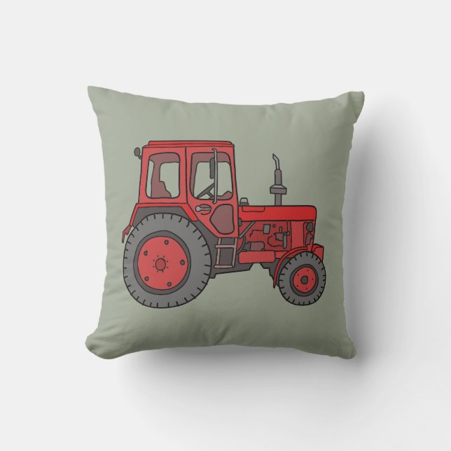 Red Tractor Cushion (Front)