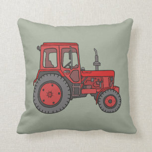 Red Tractor Cushion