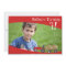 Red Tractor Photo Invitation