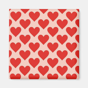 Red, traditional Valentine's day heart Magnet