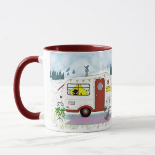 Red Trailer Camp Chic Mug