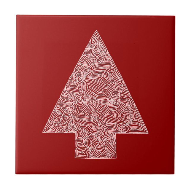 Red Tree Tile (Front)