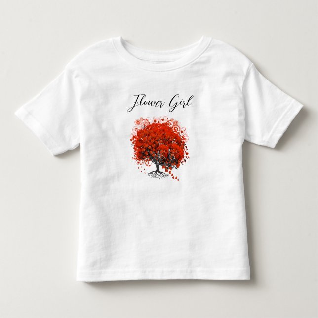 Red Tree Wedding T-Shirts, Gifts, Stickers & Favou Toddler T-Shirt (Front)