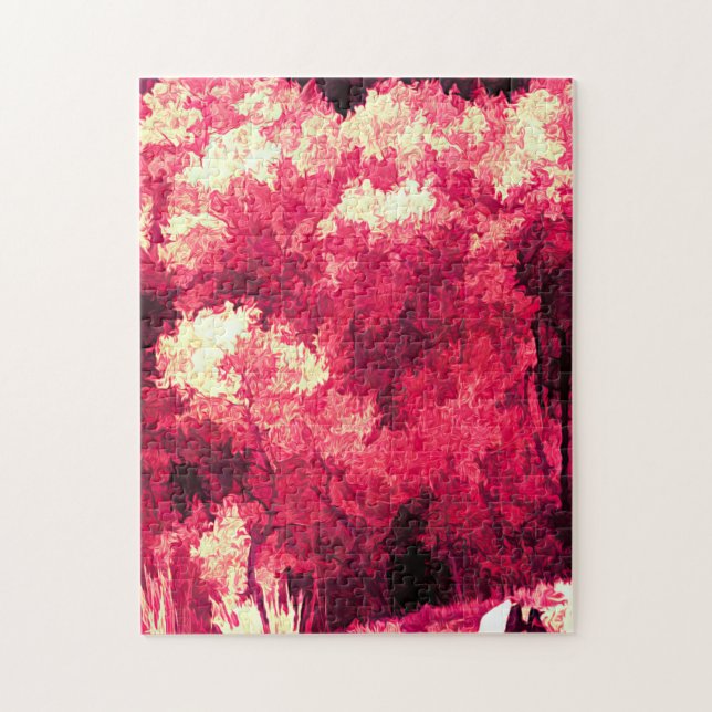 Red Trees Jigsaw Puzzle (Vertical)