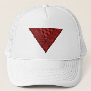 red triangle Keffiyeh Palestine resistance symbol Trucker Hat