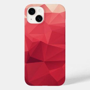Red Triangular Abstract Geometric Pattern Case-Mate iPhone 14 Case