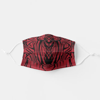 Red Tribal Face Masks