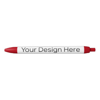 Red Trim Pen with Blue Ink