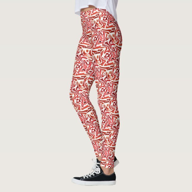Red Tropic Leggings (Left)