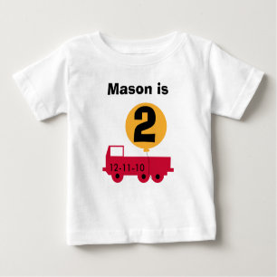Red Truck Customisable Birthday Tshirts