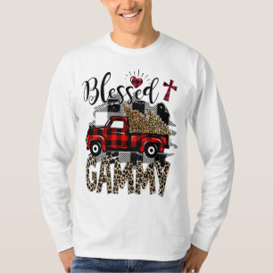 Red truck Leopard blessed Gammy best gift for gran T-Shirt