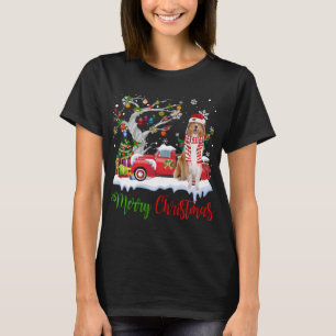 Red Truck Merry Christmas Tree Rough Collie Pajama T-Shirt