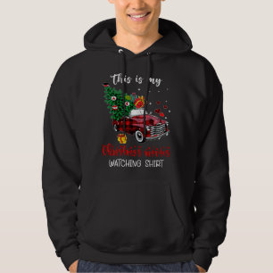 Red Truck This Is My Christmas Movie Watching Buff Hoodie