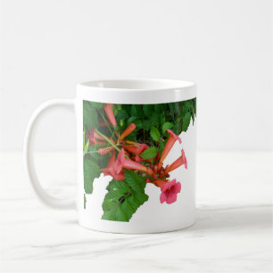 Red Trumpet Vine Coffee Mug