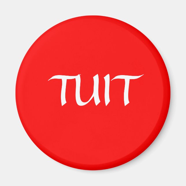 Red TUIT Magnet (Front)